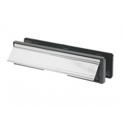 Yale Locks YLP44-06/01-CP Letter Plate Silver (Visi-Packed) 300mm (12in)