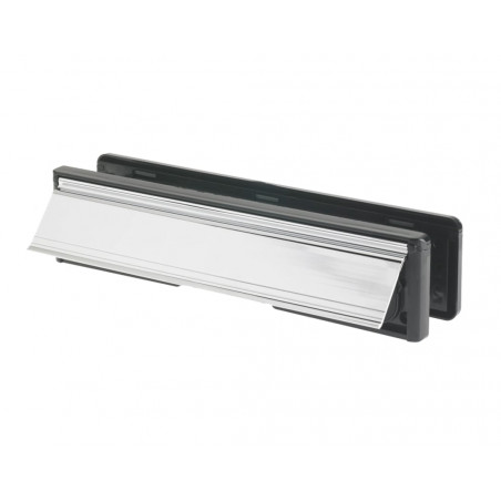 Yale Locks YLP44-06/01-CP Letter Plate Silver (Visi-Packed) 300mm (12in)