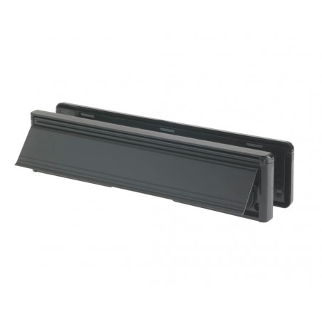 Yale Locks YLP44-06/06-CP Letter Plate Black (Visi-Packed) 300mm (12in)