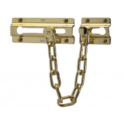 Yale Locks 721037005166 P1037 Door Chain Brass Finish