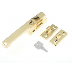Yale Locks 710115005166 P115PB Lockable Window Handle Polished Brass Finish
