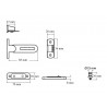 Yale Locks 710117105071 P117 Ventilation Window Lock White Finish Pack of 1
