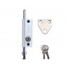 Yale Locks 720124005071 P124 Door Push Bolt White Finish Visi