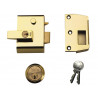 Yale Locks 630002215542 P2 Double Security Nightlatch 40mm Backset Brasslux Finish Visi