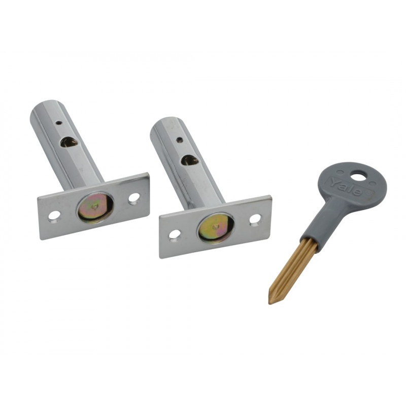 Yale Locks 722444045162 PM444 Door Security Bolts Polished Chrome Finish Visi of 2 Yale Locks 722444045162 PM444 Door Security Bolts Polished Chrome Finish Visi of 2