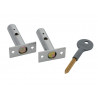 Yale Locks 722444045162 PM444 Door Security Bolts Polished Chrome Finish Visi of 2