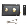 Yale Locks 60334305078 P334 Rim Lock Black Finish 156 x 104mm Visi