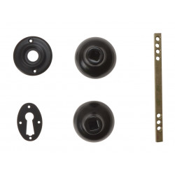 Yale Locks P405-BL P405 Rim Knob Black Finish
