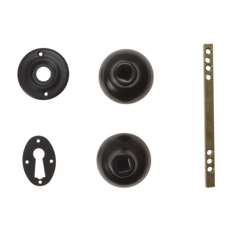 Yale Locks P405-BL P405 Rim Knob Black Finish