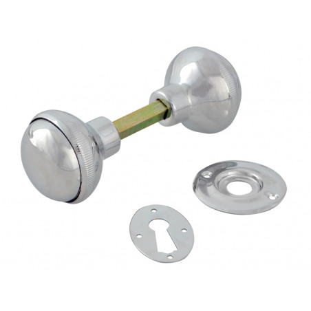 Yale Locks P405-CH P405 Rim Knob Chrome Finish