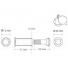 Yale Locks 729401005001 P9401B Door Viewer Brass Finish