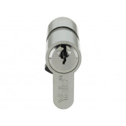 Yale Locks PKM4050-NP Euro Double Cylinder Kitemark 40 x 50 (100mm) Nickel Plated Visi