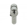 Yale Locks PKM4050-NP Euro Double Cylinder Kitemark 40 x 50 (100mm) Nickel Plated Visi