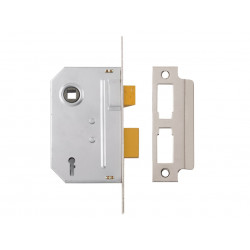 Yale Locks 650320105162 PM320 3 Lever Mortice Sashlock Polished Chrome 65mm 2.5in