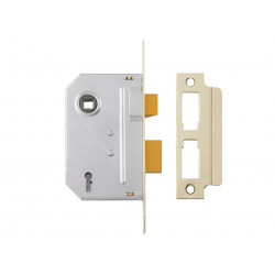 Yale Locks 650320205025 PM320 3 Lever Mortice Sashlock Polished Brass 79mm 3in