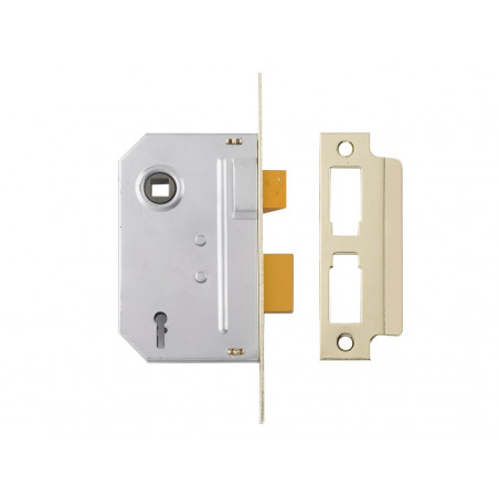 Yale Locks 650320205025 PM320 3 Lever Mortice Sashlock Polished Brass 79mm 3in