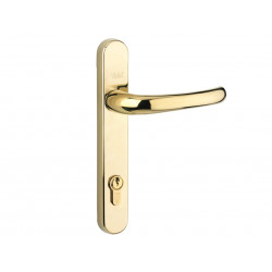 Yale Locks P-PVC-RH-PGF Retro Door Handle PVCu Polished PVD Gold Finish