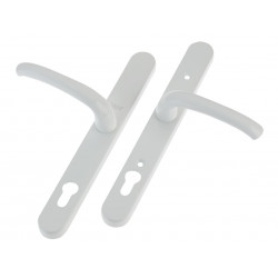 Yale Locks P-PVC-RH-WH Retro Door Handle PVCu Polished PVD White Finish