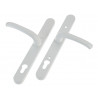 Yale Locks P-PVC-RH-WH Retro Door Handle PVCu Polished PVD White Finish