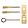 Yale Locks V-8013-2-PL 8013 Dual Screw Window Lock Brass Finish Pack of 2