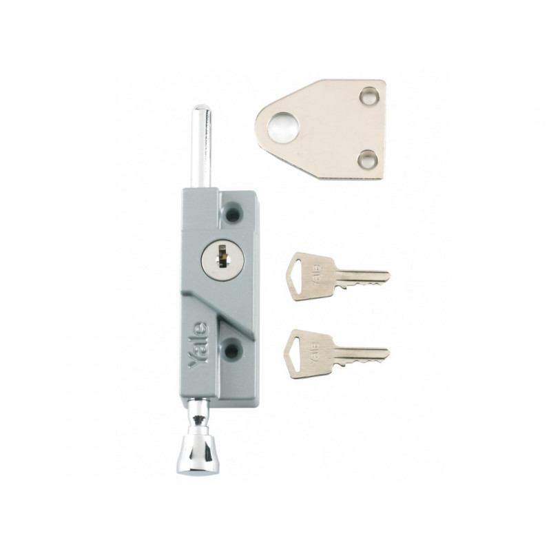 Yale Locks V-8K116-WE 8K116 Multi-Purpose Door Bolt White Finish Visi Yale Locks V-8K116-WE 8K116 Multi-Purpose Door Bolt White Finish Visi