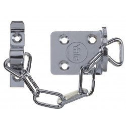 Yale Locks V-WS6-CH WS6 Security Door Chain - Chrome Finish