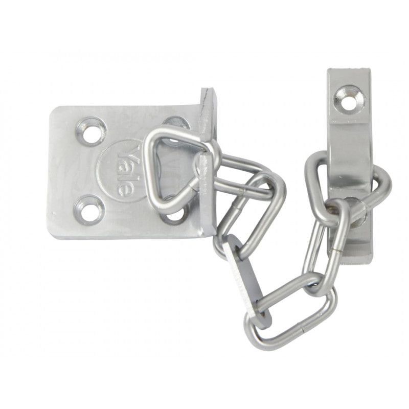Yale Locks V-WS6-SC WS6 Security Door Chain - Satin Chrome Finish Yale Locks V-WS6-SC WS6 Security Door Chain - Satin Chrome Finish