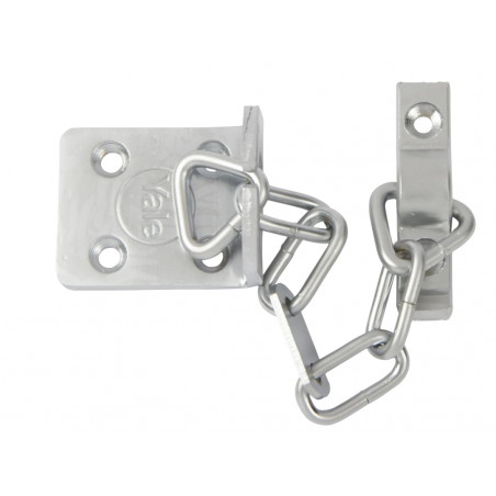 Yale Locks V-WS6-SC WS6 Security Door Chain - Satin Chrome Finish