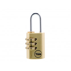 Yale Locks Y150/22/120/1 Brass Combination Padlock 22mm