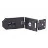 Yale Locks Y155B/160/BK Hardened Steel Hasp 160mm