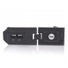 Yale Locks Y155B/160/BK Hardened Steel Hasp 160mm
