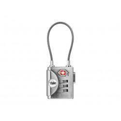 Yale Locks YTP3/32/350/1 TSA Soft Shackle Padlock 32mm