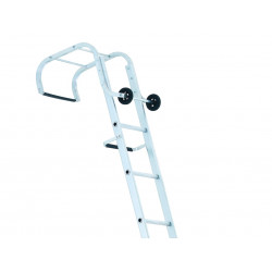Zarges 100622 Industrial Roof Ladder 2-Part 1 x 11 & 1 x 12 Rungs 7.27m