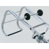 Zarges 100621 Industrial Roof Ladder 2-Part 1 x 9 & 1 x 10 Rungs 5.95m