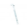Zarges 100622 Industrial Roof Ladder 2-Part 1 x 11 & 1 x 12 Rungs 7.27m