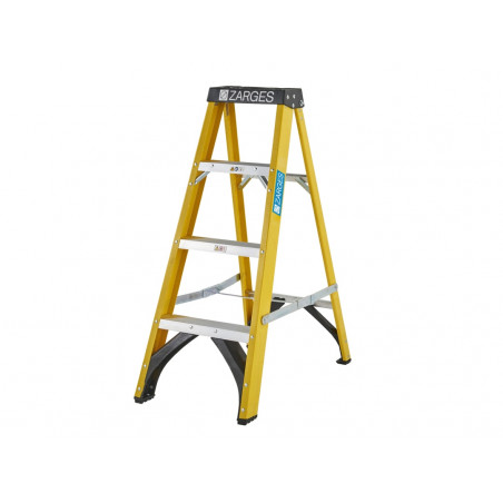 Zarges 300514 Fibreglass Swingback Steps Open, 1.05m Closed 1.18m 4 Rungs
