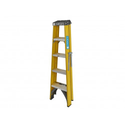 Zarges 300515 Fibreglass Swingback Steps Open, 1.33m Closed 1.47m 5 Rungs