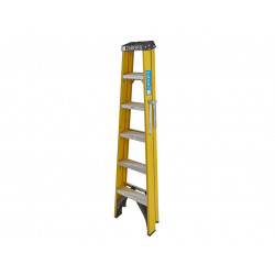 Zarges 300516 Fibreglass Swingback Steps Open, 1.60m Closed 1.78m 6 Rungs