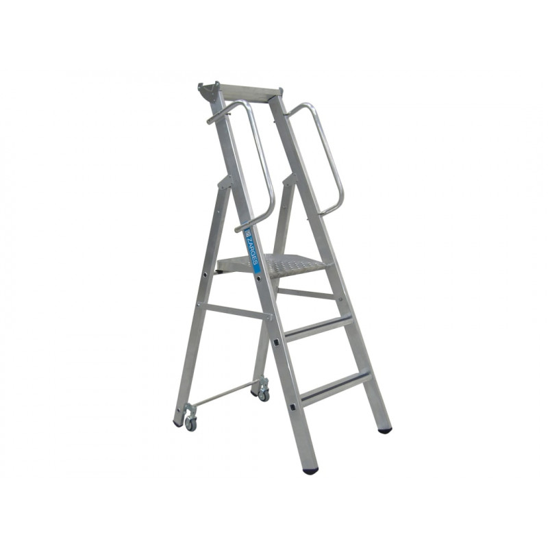 Zarges 341632 Mobile Mastersteps, Platform Height 0.78m 3 Rungs Zarges 341632 Mobile Mastersteps, Platform Height 0.78m 3 Rungs