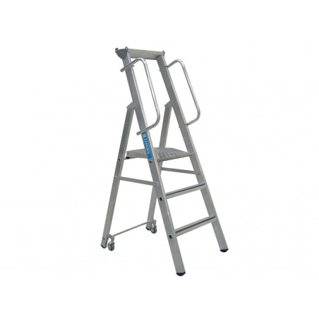 Zarges 341632 Mobile Mastersteps, Platform Height 0.78m 3 Rungs