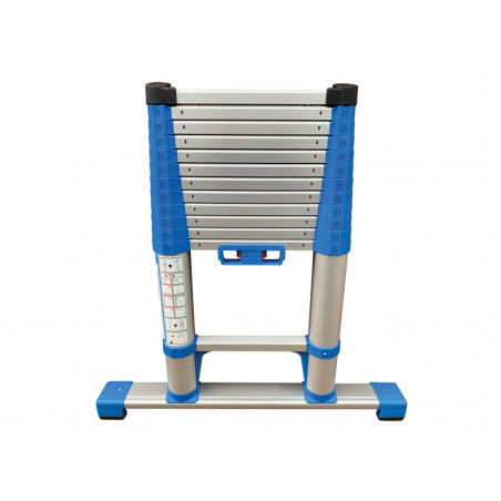 Zarges 40401 Compactstep L Telescopic Ladder & Stabiliser Bar 3.8m