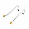 Zarges 40970 Roof Hooks with Wheels (1 pair)