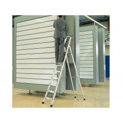 Zarges 41225 Anodised Trade Platform Steps, 5 Rungs