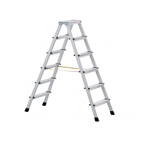 Zarges 41264 Anodised Double-Sided Steps, Open 0.95m 2 x 4 Rungs