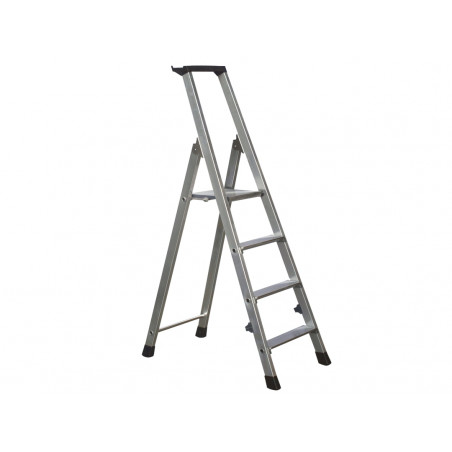 Zarges 42454 Trade Platform Steps, Platform Height 0.83m 4 Rungs