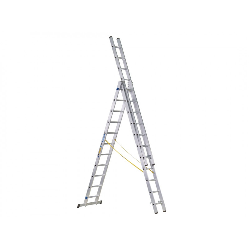 Zarges 44840 D-Rung Combination Ladder 3-Part 3 x 10 Rungs Zarges 44840 D-Rung Combination Ladder 3-Part 3 x 10 Rungs