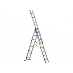 Zarges 44838 D-Rung Combination Ladder 3-Part 3 x 8 Rungs