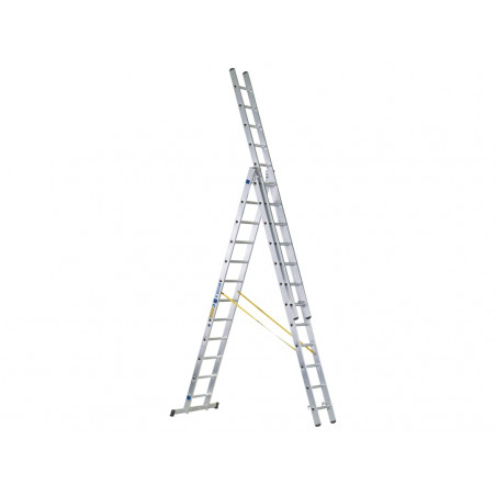 Zarges 44842 D-Rung Combination Ladder 3-Part 3 x 12 Rungs