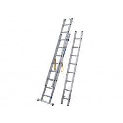 Zarges 44838 D-Rung Combination Ladder 3-Part 3 x 8 Rungs