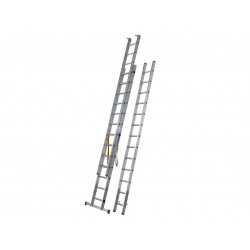 Zarges 44844 D-Rung Combination Ladder 3-Part 3 x 14 Rungs